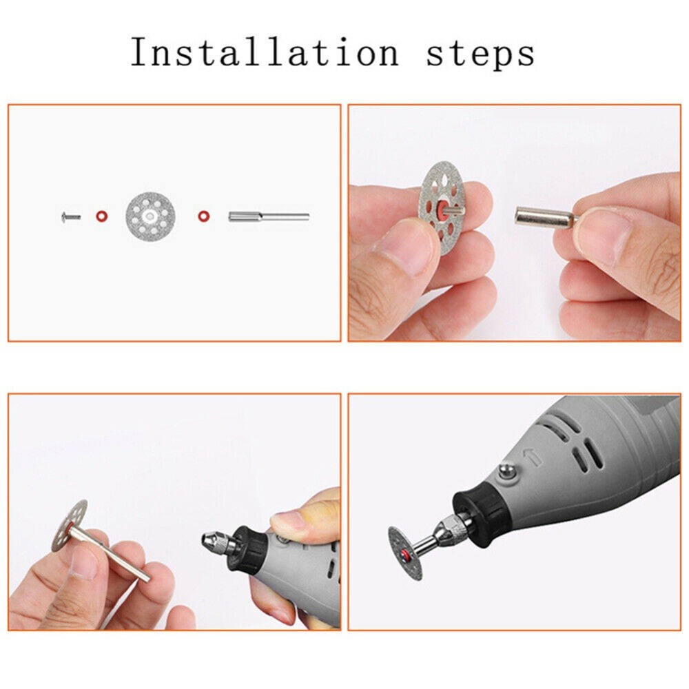 60/40/32/30/12/7/6PCS Set Mata - Cordless Rotary Tool Kit Accessories ulasan dan harga