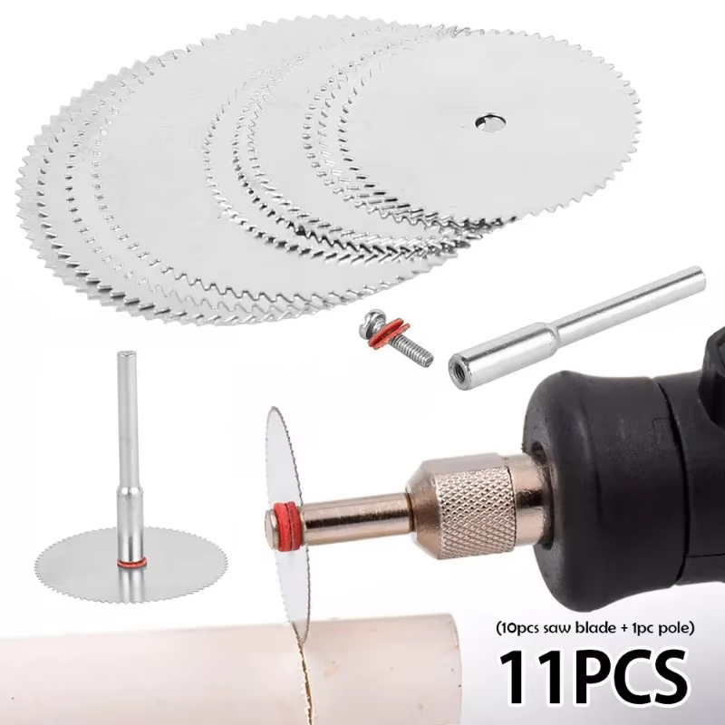 11 Buah Aksesori Mata Gergaji  - Cordless Rotary Tool Kit Accessories ulasan dan harga