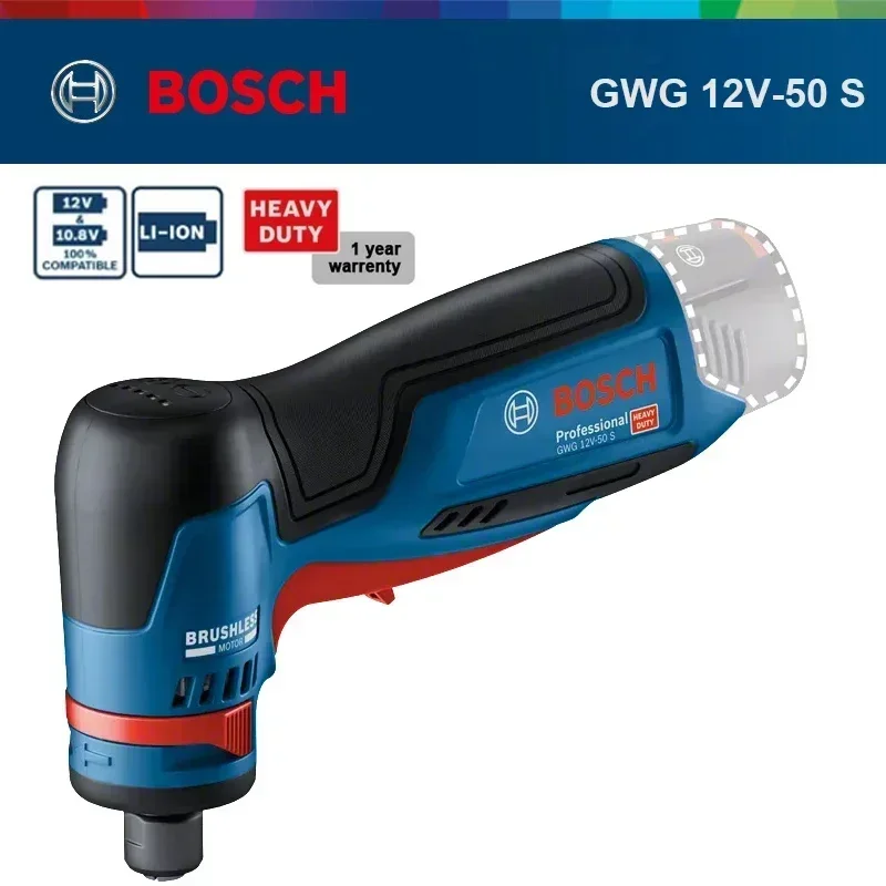BOSCH GWG 12V-50 S, Gerinda Pu - Brushless Angle Grinder Battery Powered ulasan dan harga