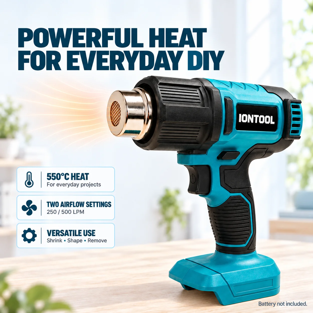 Pistol Panas Tanpa Kabel IONTO - Cordless Heat Gun For Shrink Tubing ulasan dan harga